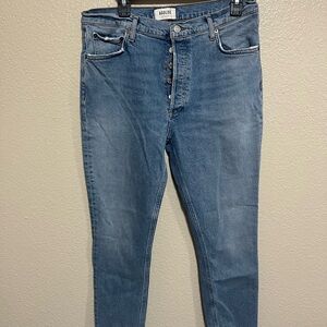 Agolde Women's Blue Skinny Jeans